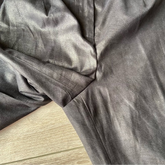 Nancy  Bolen City Girl Metallic Stretch Waist Straight Leg Pants - Picture 8 of 13